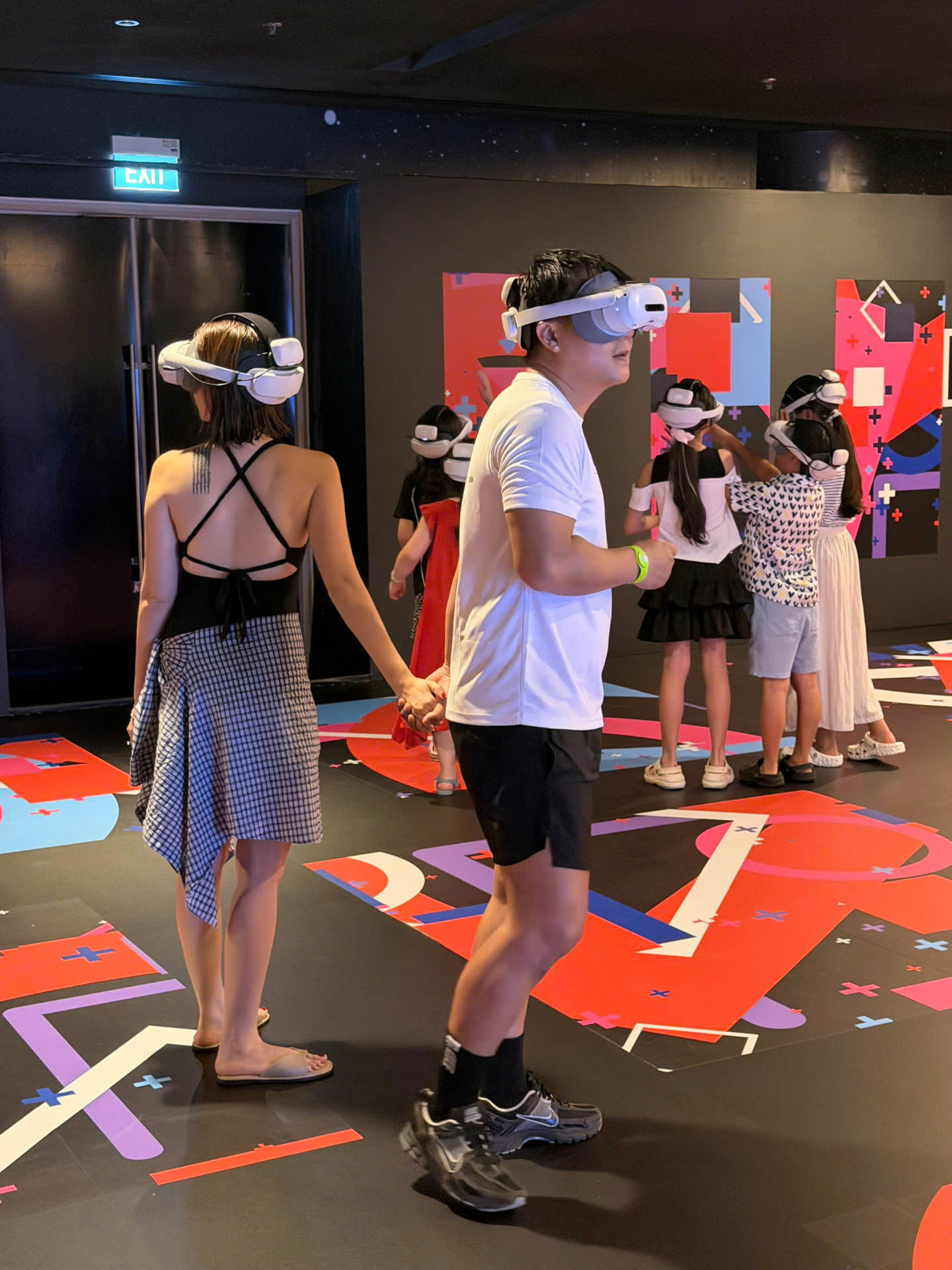 Visitors experiencing Awra immersive VR world at Alma Resort Cam Ranh — photo 1