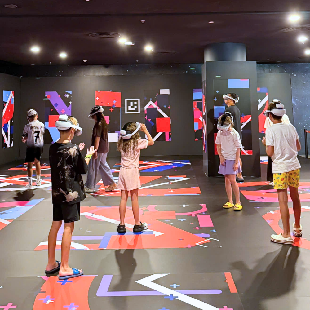 Visitors experiencing Awra immersive VR world at Alma Resort Cam Ranh — photo 7