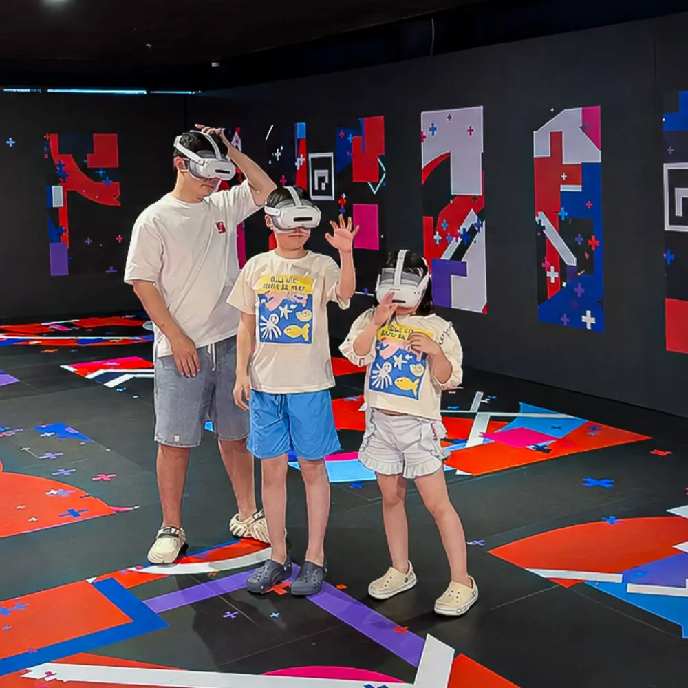 Visitors experiencing Awra immersive VR world at Alma Resort Cam Ranh — photo 6