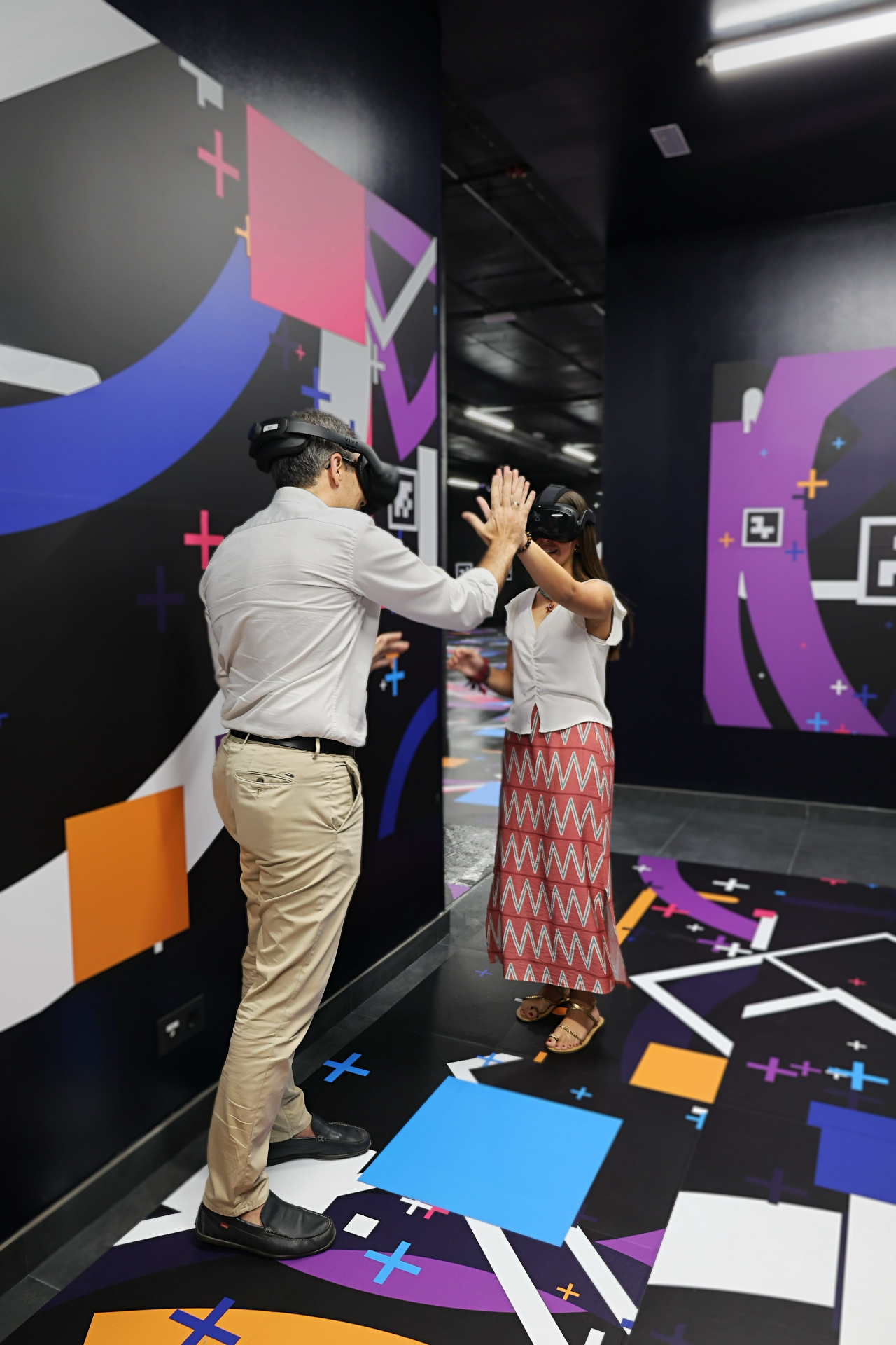Visitors experiencing Awra immersive VR world at Alma Resort Cam Ranh — photo 1
